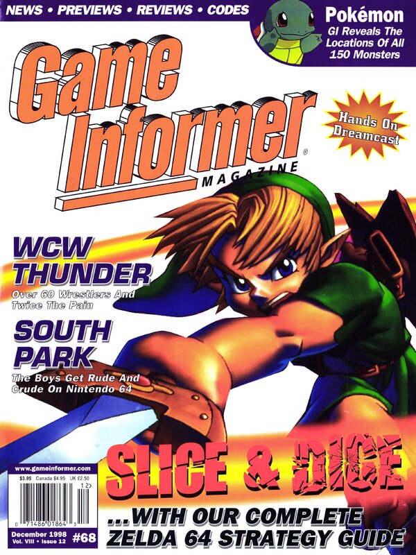 Game Informer Issue 68 (December 1998) cover